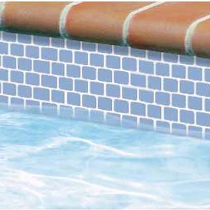 National Pool Tile Mini Koyn 1 1/8" x1 1/8" Series Pool Tile | Sky Blue | MK262