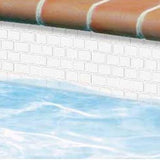 NPT National Pool Tile Mini Koyn Series Pool Ti Raised White | MK400