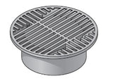 NDS 8" Sand Plastic Round Grate For 6" Spee-D Basin, 6" Drain Pipes And Fittings