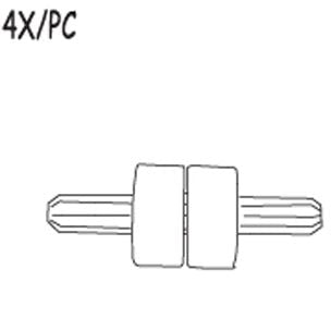 Poolvergnuegen Rear Wheel Bearing & Drive Shaft 4xPC 896584000-12 | 896584000-129