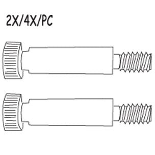 Poolvergnuegen Bolt Kit Wheel 2x4xPC | 896584000-198