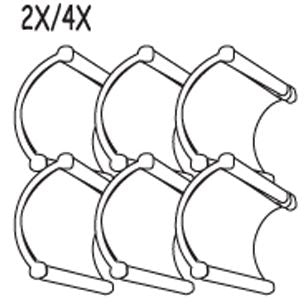 Poolvergnuegen Turbine Vane Kit 2x4xPC | 896584000-167