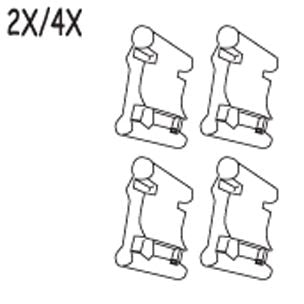 Poolvergnuegen Bracket For Skirts 2x4x | 896584000-419