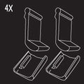 Poolvergnuegen SKIRT KIT B 4x BLACK | 896584000-587