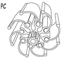 Poolvergnuegen PC PRESSURE TURBINE HUB/ VANE KIT | 896584000-433