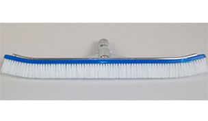 Pentair White Polyproplene 18" inch Pool Brush w/ Metal Back #902 | R111316
