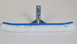 Pentair White Polyproplene 18" inch Pool Brush w/ Metal Back #902 | R111316