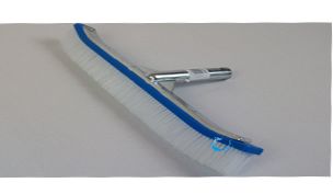 Pentair White Polyproplene 18" inch Pool Brush w/ Metal Back #902 | R111316