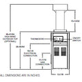 Raypak Indoor Drafthood Heater Stacktop for Versa 130A 155A Model He | 3723