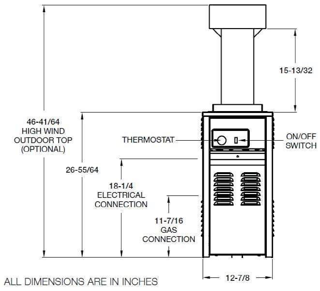 Raypak Indoor Drafthood Heater Stacktop for Versa 130A 155A Model Heaters | 003723