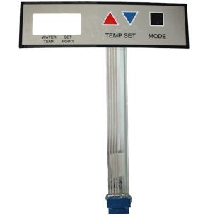 Raypak 185-405 Switch / Decal Membrane 009184F