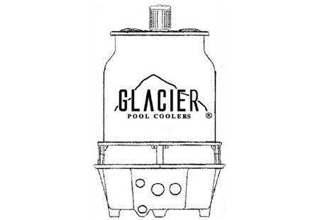 Glacier Iceburg Residential Pool Cooler | 45 GPM 45,000 Gallons | GPC-215