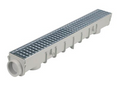 NDS 864GMTL, 5" Pro Series Channel Drain Kit with Metal Grate