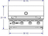 Bull Outdoor Products Inc Barbecue Lonestar 30 in 3-Burner Stainless Steel | 87048, view 6