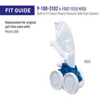 Polaris 9-100-3102 corrugated hose detail