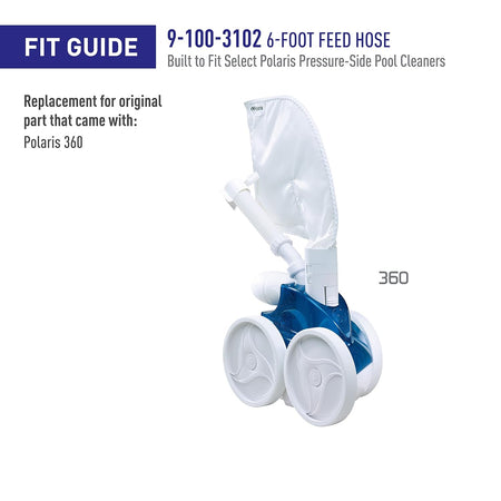 Polaris 9-100-3102 corrugated hose detail