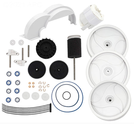 Polaris 9-100-9010 tune-up kit parts laid out