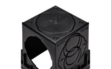 NDS 900GRKIT, 9" Black Square Catch Basin Drain Kit with Green Plastic Grate