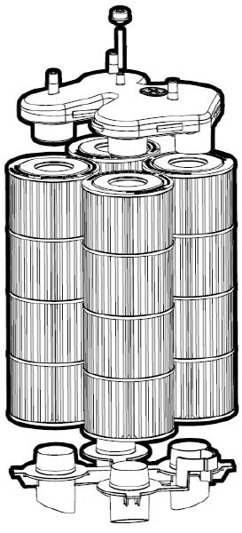 Replacment Cartridge for Hayward SwimClear C4025 425 Sq Ft Cartridge Filter | CX880XRE FC-1226 C-7488 20601 PC-1226 PA106