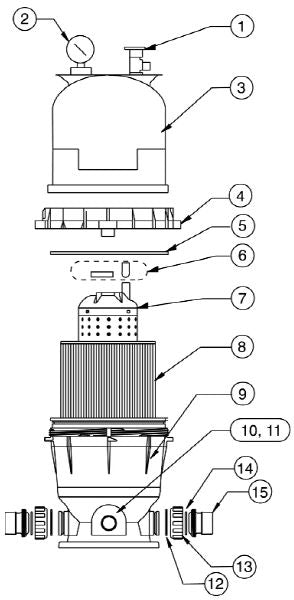 Pentair Predator and Clean & Clear 75 Replacement Cartridges | 75 Sq Ft | R173214 59054100 FC-0685 C-9407 17525 PC-0685 PAP75