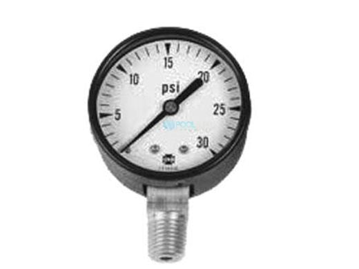 SuperPro PLASTIC GAUGE PRESS 2" 0-30# 1/4"BTM | 81030BU