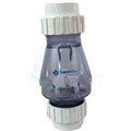 SuperPro Swing-Spring Clear Check Valve with Unions .5lb 0823-15C | SP0823-15C