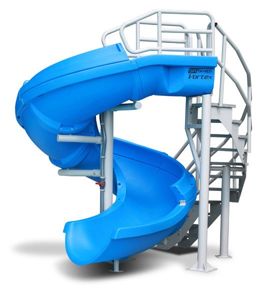 SR Smith Vortex Slide with Ladder & Open Flume | Gray Granite | 695-20 ...