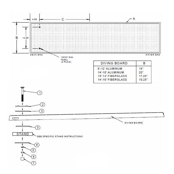 SR Smith 18 Inch Commercial Board Mounting Kit | 67-209-903-SS