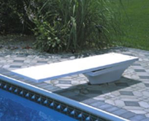 S.R. Smith Flyte Deck Dive Stand with Fibre-Dive Board | 6ft  Silver Grey | 68-210-73621