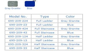 SR Smith Vortex Slide with Half Spiral Staircase & Closed Flume | Gray Granite | 695-209-424