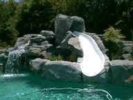 SR Smith BigRide Slide | Left Curve | Taupe | BR-2L-TP