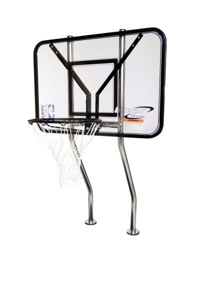 S.R. Smith Commercial basketball game | 1.09 Stanless Steel Dual-Posts | With A | BASKC