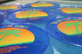 Solar Sun Rings Blanket Pattern 5' Diameter | SSR-1