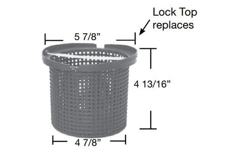 Aladdin Basket for Aqua Flo Sta Rite 6" | B-34