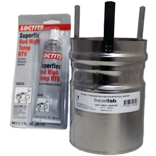 PENTAIR 77707-0086 ADAPTER APPLIANCE HEAT FAB VEN