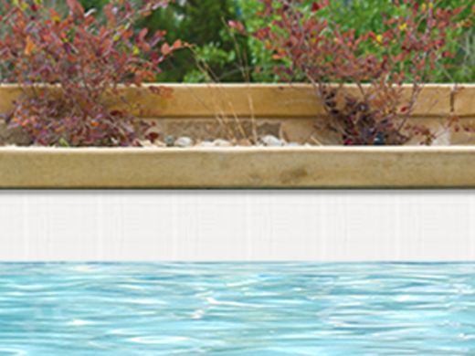 National Pool Tile Unglazed Series Pool Tile | White 1x1 | AOA131X1 | 0A1311GMS1P