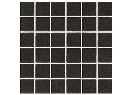 National Pool Tile Unglazed Series Pool Tile | Raven Black 1x1 | AOA341X1