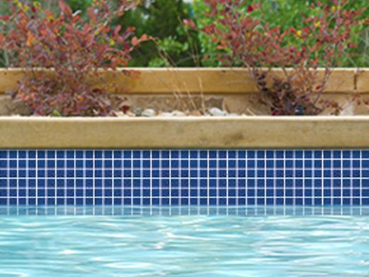 National Pool Tile Unglazed Series Pool Tile | Sapphire Sky 1x1 | 0AR0811MS1P