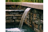 Pool Pals Custom Cascades 36" Waterfall Extended Lip Gray | 2000-36XLG