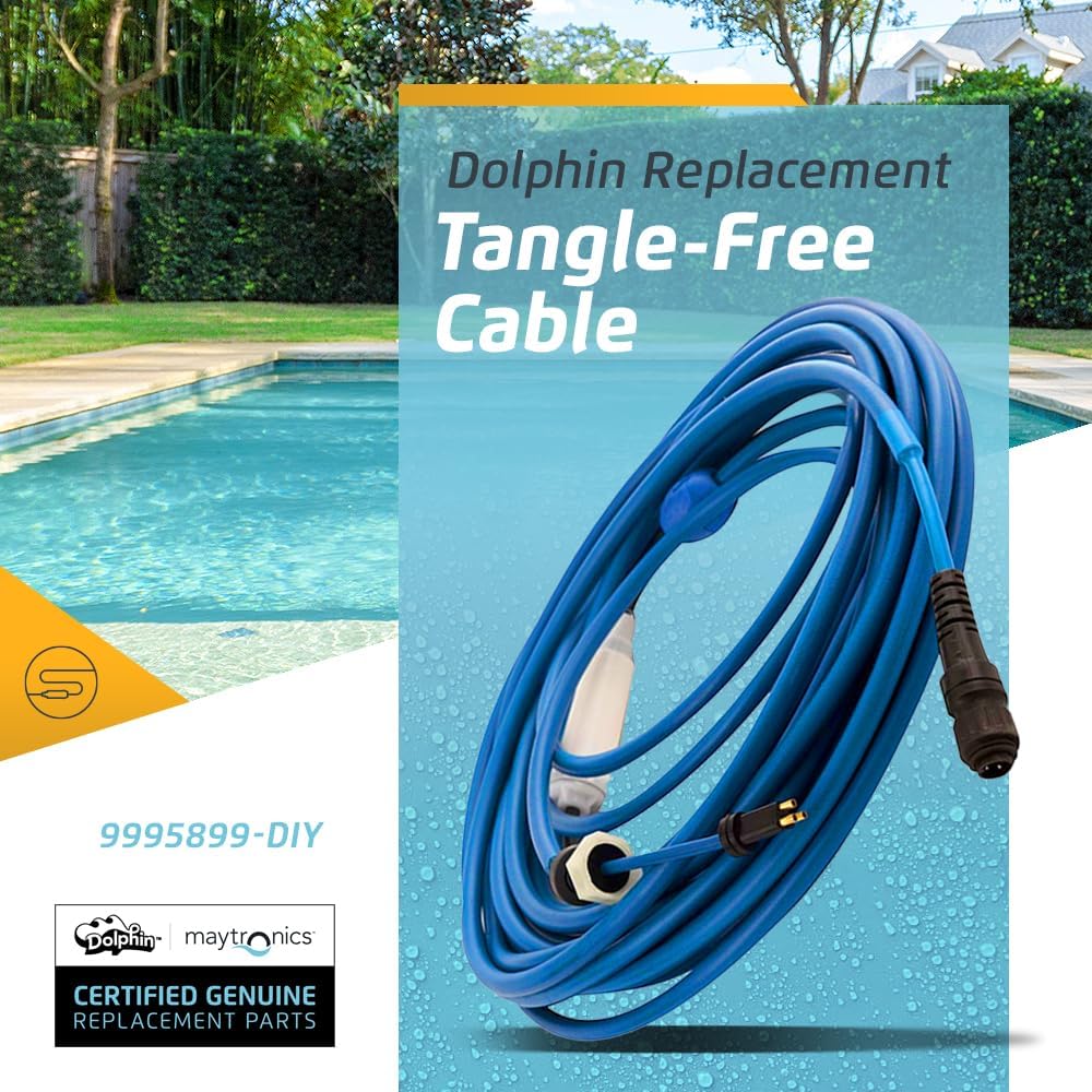 Maytronics 9995899-DIY 60 ft 3-wire swivel cable, coiled