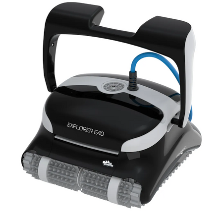 Maytronics Dolphin Explorer E40 robotic pool cleaner, hero image