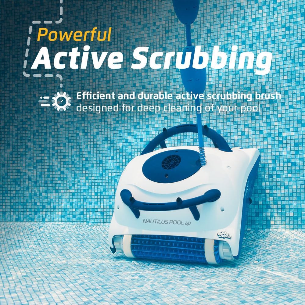 Dolphin Nautilus Pool Up robotic cleaner, rear view
