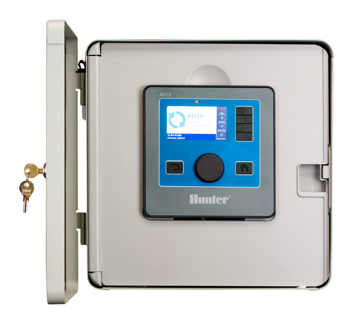 Hunter A2C-1200-M, 12-Station ACC2 Controller with Outdoor Steel Metal Cabinet