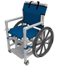 Aqua Creek F-520SPM 18 in. pool access chair with mesh seat and swing out armrests