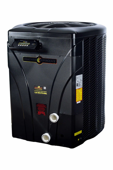AquaCal SQ200R heat pump, angled view