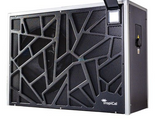 AquaCal TropiCal T70 inverter heat and cool pump, side view