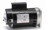 Century B2846 pump motor nameplate label with electrical ratings