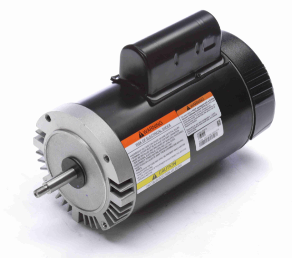 Century B2979 2 HP two speed pool pump motor, front view