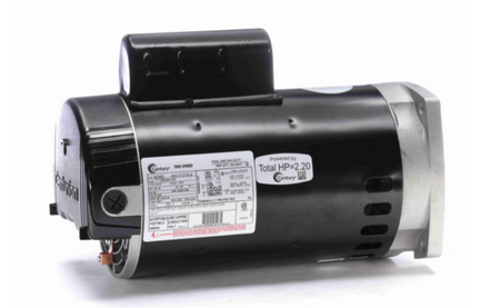 Century B2983 replacement motor, view of the shaft end