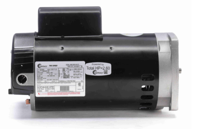 Century B2984 motor nameplate label